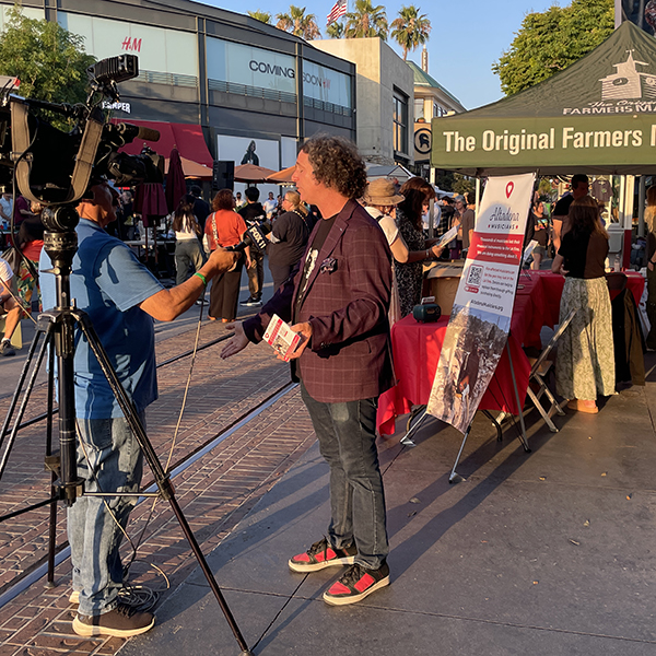altadena musicians farmers market fox 11 news interview