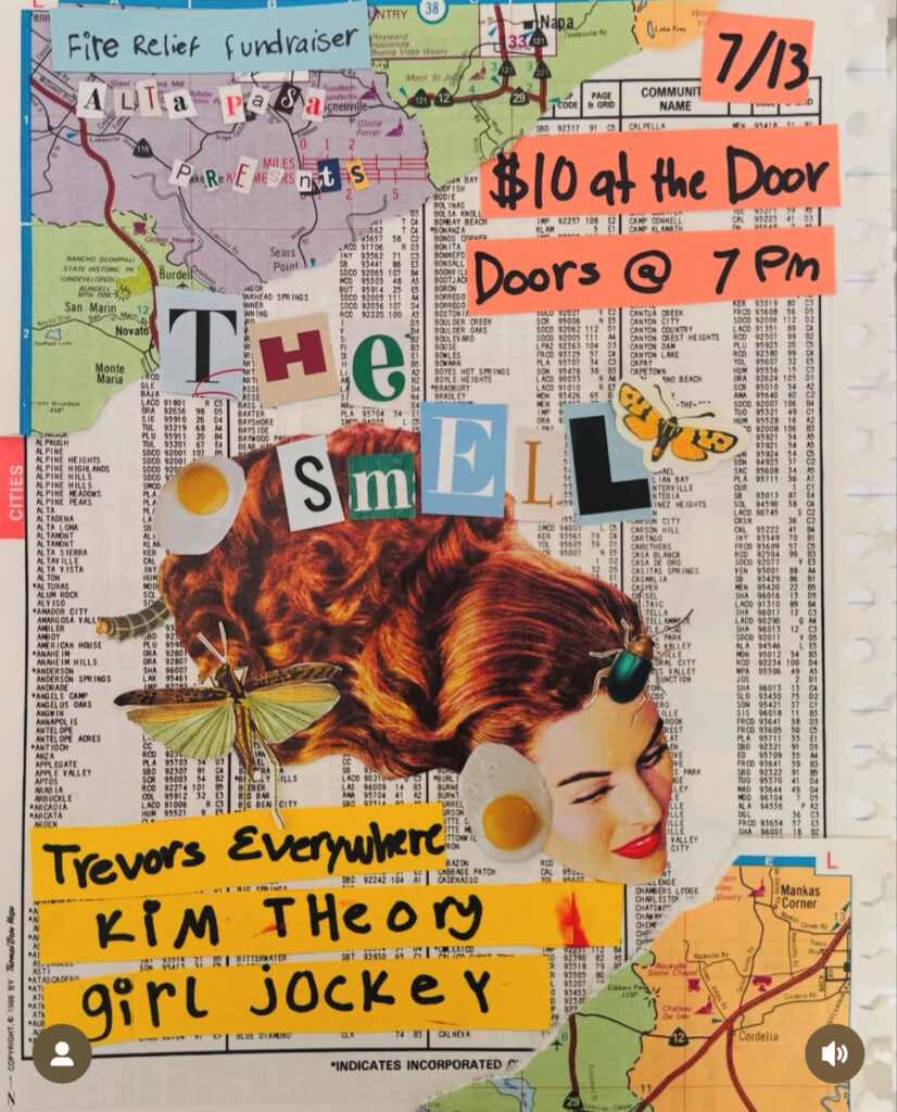 alta pasa fire relief fundraiser at the Smell July 13, 2025