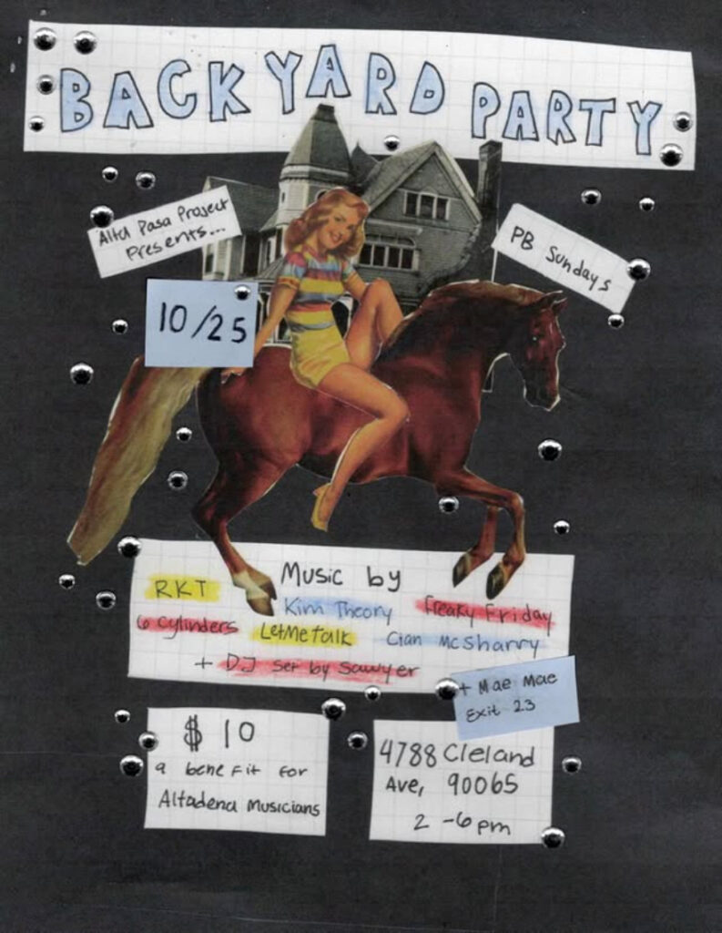 Backyard Party Oct 25th