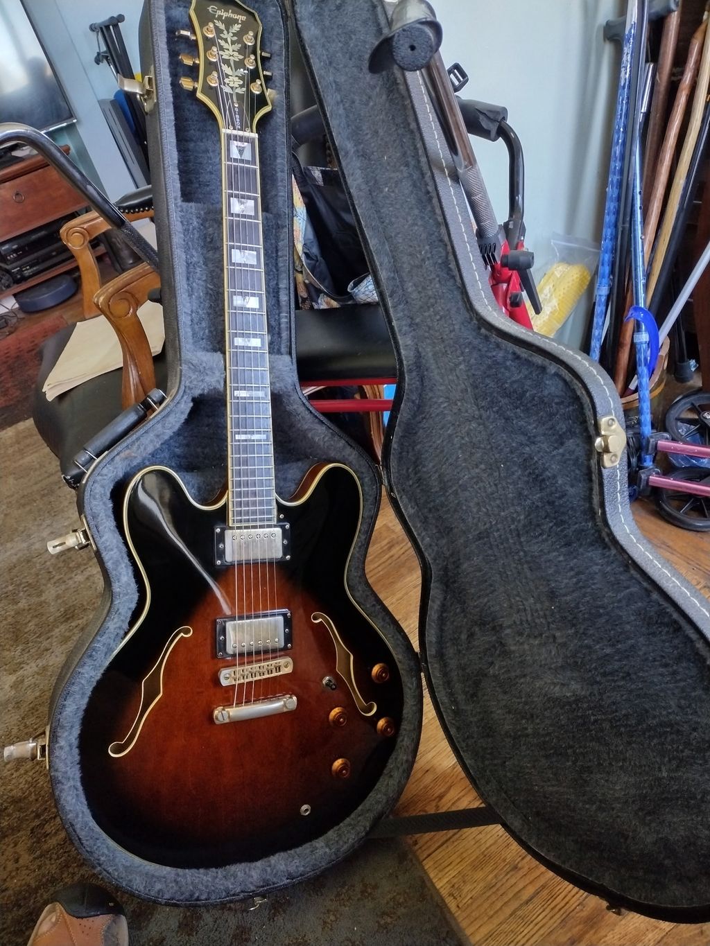 Guitar in case