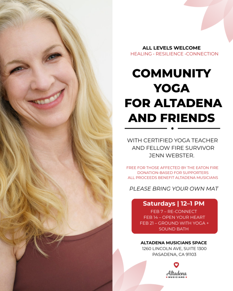 Community Yoga for Altadena and Friends