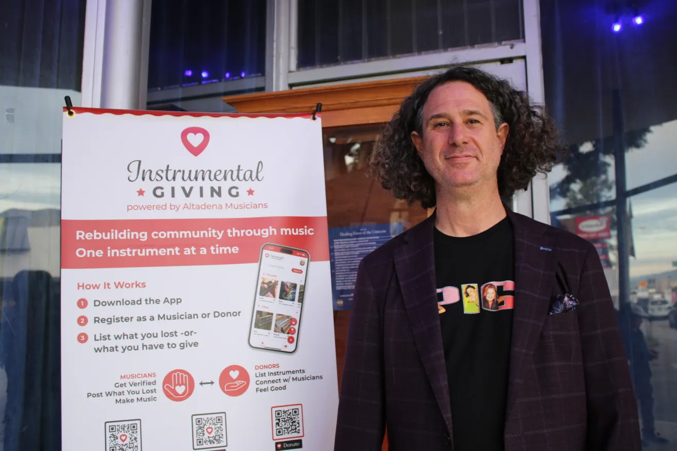 Brandon Jay - founder of Altadena Musicians and Instrumental Giving App